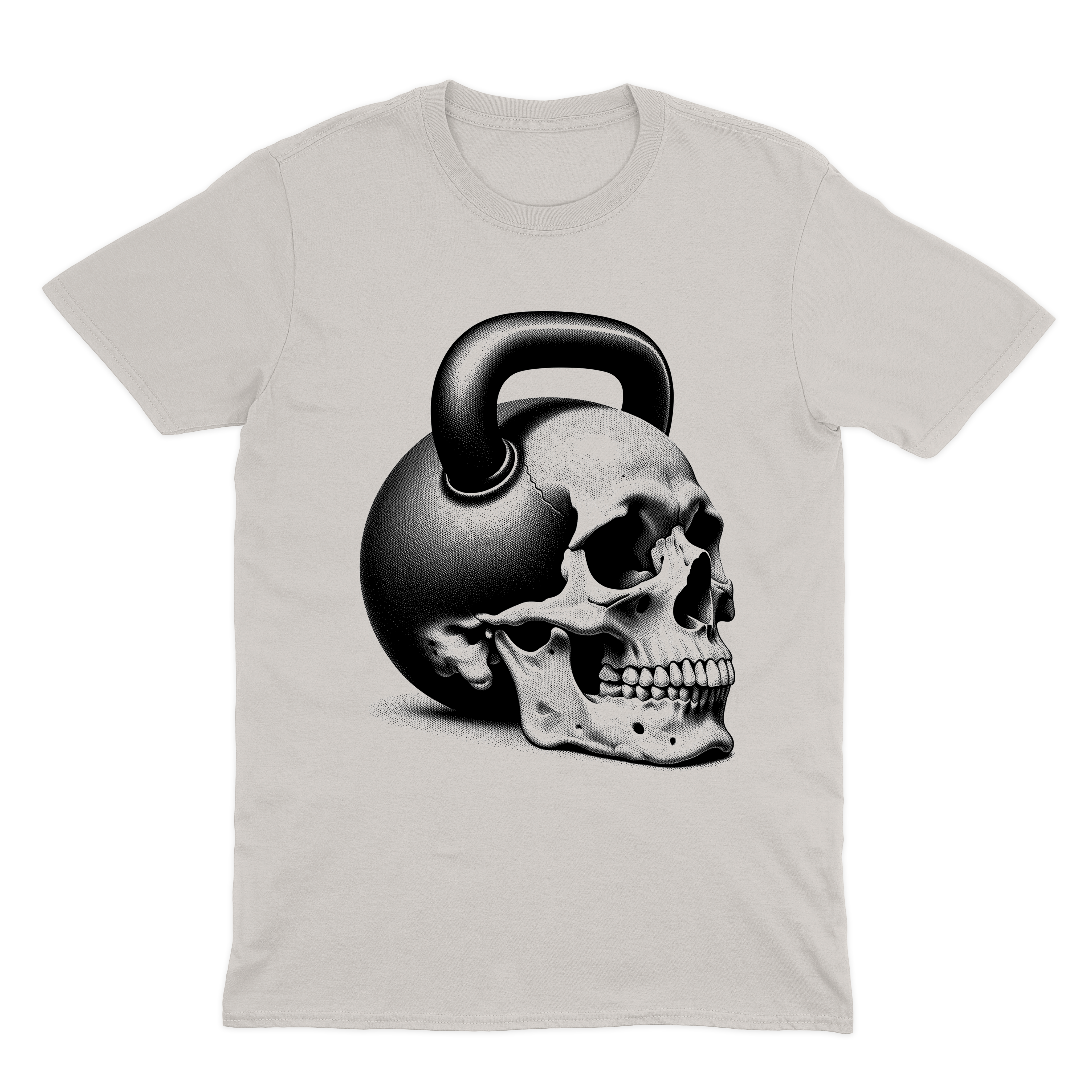 Heavy Skull Unisex Crewneck T-Shirt