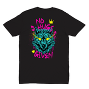 NO HUGS GIVEN Wolf Unisex Crewneck T-Shirt