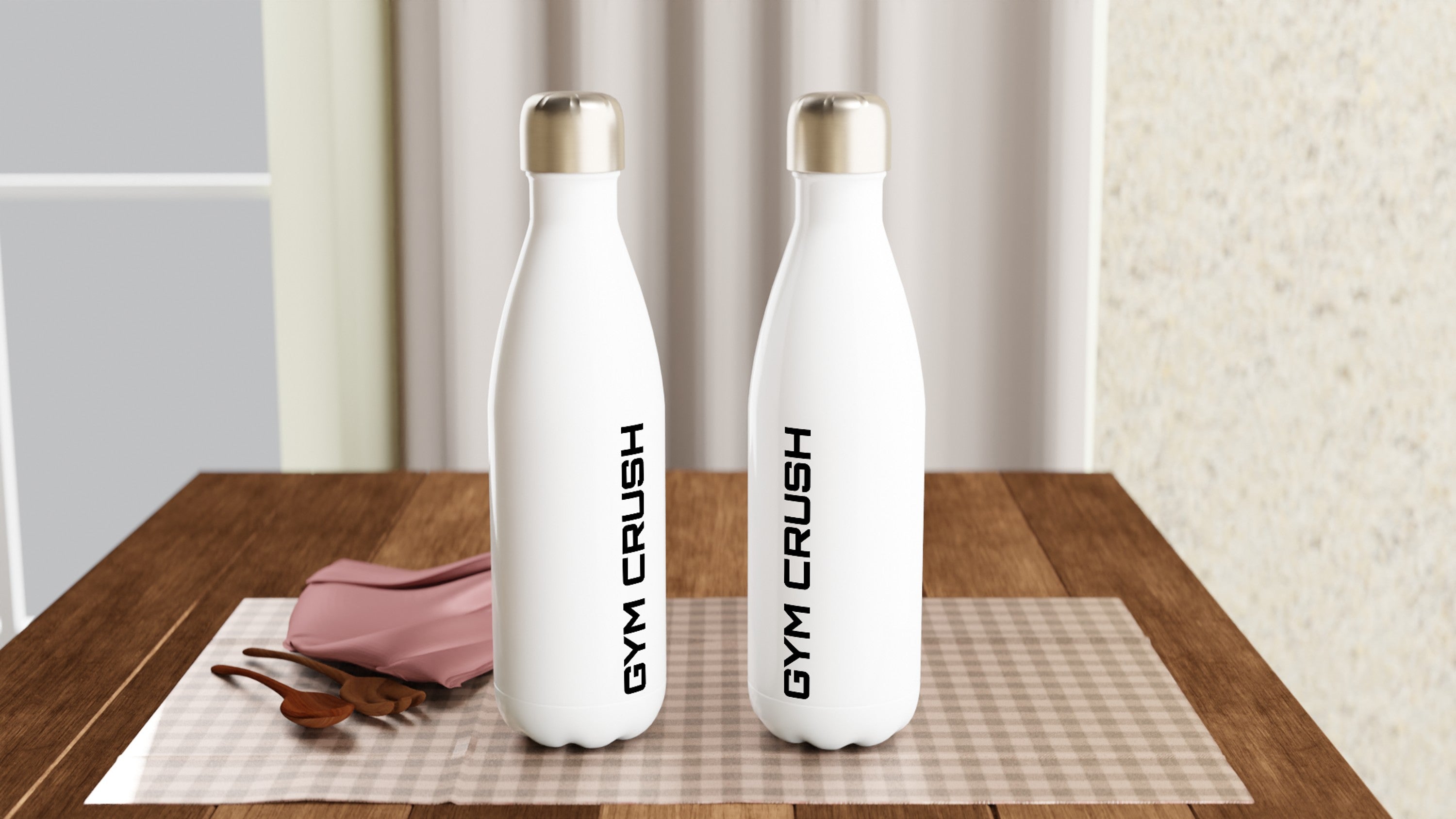 Gym Crush 17oz Stainless Steel Water Bottle